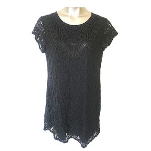 Xhilaration Black Lace Dress - XXL